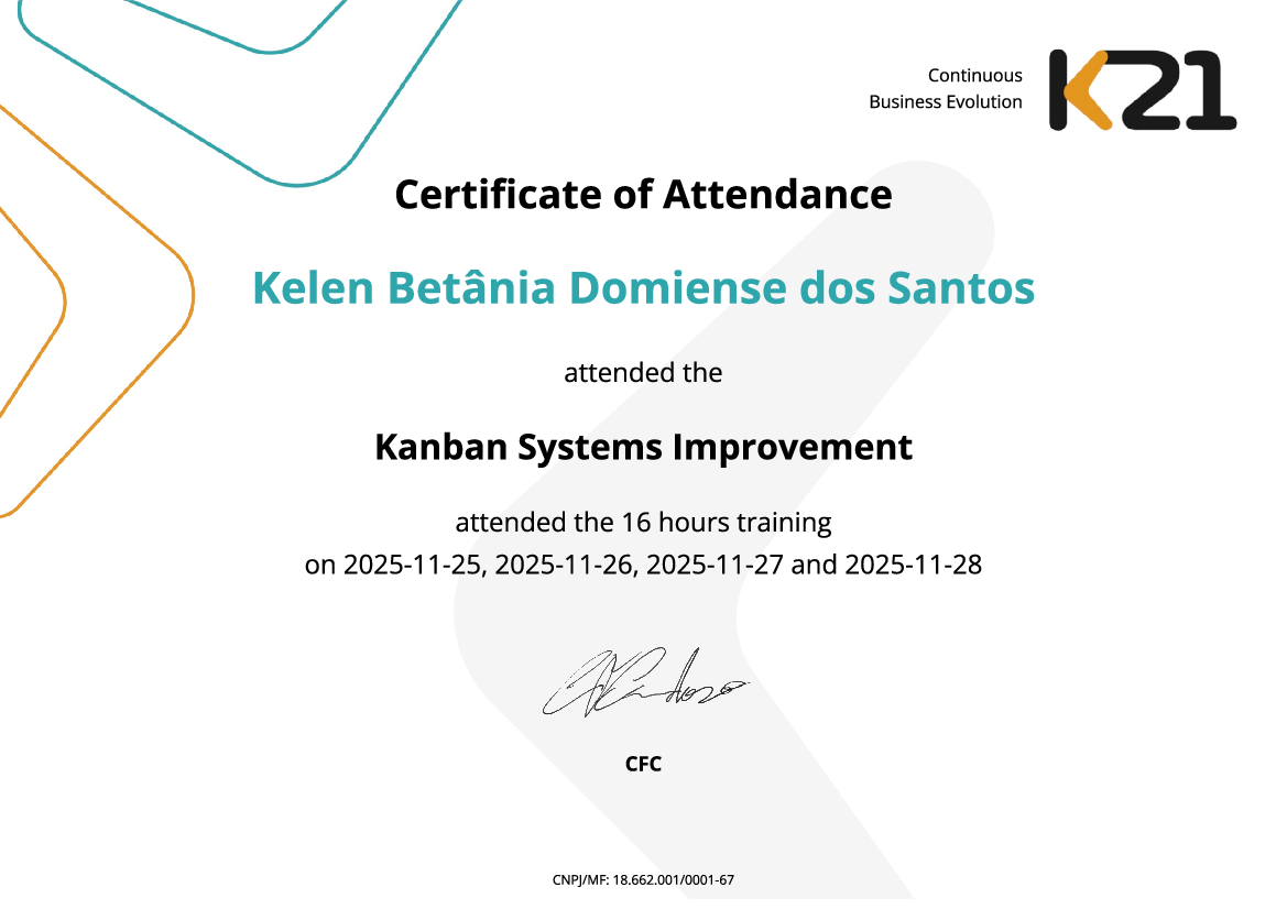 Certificado K21